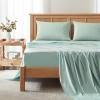 imageComfort Spaces Extra Deep Pocket King Cooling Sheets  Fits Up to 24quot Mattress Moisture Wicking Coolmax Soft Colorfast Set for Hot Sleepers Grey 4 PieceAqua