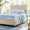 imageComfort Spaces Extra Deep Pocket King Cooling Sheets  Fits Up to 24quot Mattress Moisture Wicking Coolmax Soft Colorfast Set for Hot Sleepers Grey 4 PieceBlue