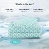imageComfort Spaces Extra Deep Pocket King Cooling Sheets  Fits Up to 24quot Mattress Moisture Wicking Coolmax Soft Colorfast Set for Hot Sleepers Grey 4 PieceQuatrefoil Aqua