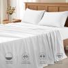 imageComfort Spaces Extra Deep Pocket King Cooling Sheets  Fits Up to 24quot Mattress Moisture Wicking Coolmax Soft Colorfast Set for Hot Sleepers Grey 4 PieceWhite