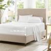 imageComfort Spaces Extra Deep Pocket King Cooling Sheets  Fits Up to 24quot Mattress Moisture Wicking Coolmax Soft Colorfast Set for Hot Sleepers Grey 4 PieceWhite