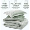 imageComfort Spaces Juliette Luxe Comforter Set Velvet Lush with Soft Brushed Microfiber Reverse All Season Cozy Velvet Bedding Sets Fluffy Comforter Bed Set Matching Sham Black TwinTwin XL 2 PieceSage Green Comforter