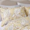 imageMadison Park Essentials Paisley Wheat 9 Piece Queen Microfiber Bed In A Bag Bedding Set with Trendy Casual Design All Season Matching ShamsPaisley Wheat