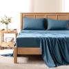 imageComfort Spaces Extra Deep Pocket King Cooling Sheets  Fits Up to 24quot Mattress Moisture Wicking Coolmax Soft Colorfast Set for Hot Sleepers Grey 4 PieceTeal