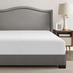 imageComfort Spaces Extra Deep Pocket King Cooling Sheets  Fits Up to 24quot Mattress Moisture Wicking Coolmax Soft Colorfast Set for Hot Sleepers Grey 4 PieceWhite