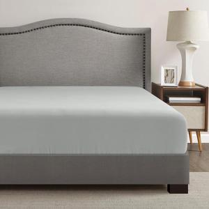 imageComfort Spaces Extra Deep Pocket King Cooling Sheets  Fits Up to 24quot Mattress Moisture Wicking Coolmax Soft Colorfast Set for Hot Sleepers Grey 4 PieceGrey