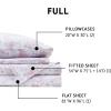 imageComfort Spaces 100 Cotton Sheet Set Breathable Lightweight Soft with 14quot Elastic Pocket Fits up to 16quot Mattress All Season Cozy Bedding Matching Pillow Case Full Jenny Pink 4 Piece