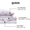 imageComfort Spaces 100 Cotton Sheets Queen Breathable Naturally Cool Cotton Sheets Soft Cotton Bed Sheets with 14quot Elastic Pocket Fits up to 16quot Mattress All Seasons Sheet Set Jenny Pink 4 Piece
