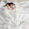 imageComfort Spaces Sage Green Twin Duvet Cover Set  2 Pieces Breathable Dotted Weave Texture Duvet Sets Modern Farmhouse Boho Duvet Cover ampamp Sham All Season Twin Bed Set TwinTwin XL GreenWhite