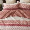 image:imageComfort Spaces Twin XL Quilt Set 2 Piece Lightweight Summer Bedding for Dorm Reversible Botanical Coverlet Soft Microfiber with Diamond Quilting All Season College Bedding Terracotta  Lightweight Diamond Quilting All Season ReversibleTerracotta
