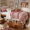 image:imageComfort Spaces Twin XL Quilt Set 2 Piece Lightweight Summer Bedding for Dorm Reversible Botanical Coverlet Soft Microfiber with Diamond Quilting All Season College Bedding Terracotta  Lightweight Diamond Quilting All Season ReversibleTerracotta