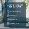 image:imageComfort Spaces Twin XL Quilt Set 2 Piece Lightweight Summer Bedding for Dorm Reversible Botanical Coverlet Soft Microfiber with Diamond Quilting All Season College Bedding Terracotta  Lightweight Diamond Quilting All Season ReversibleTeal