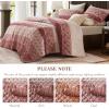 image:imageComfort Spaces Twin XL Quilt Set 2 Piece Lightweight Summer Bedding for Dorm Reversible Botanical Coverlet Soft Microfiber with Diamond Quilting All Season College Bedding Terracotta  Lightweight Diamond Quilting All Season ReversibleTerracotta