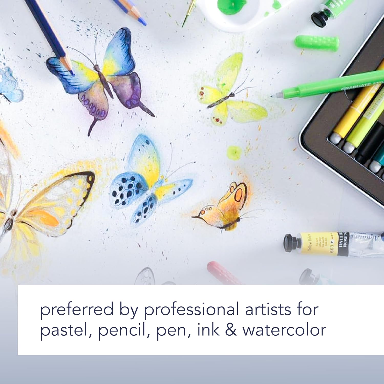 Canson Artist Series Mixed Media Paper Wirebound Pad 55x85 Inch 40 Sheets 138lb224g  Artist Paper for Adults and Students  Watercolor Gouache Graphite Ink Pencil Marker55X85