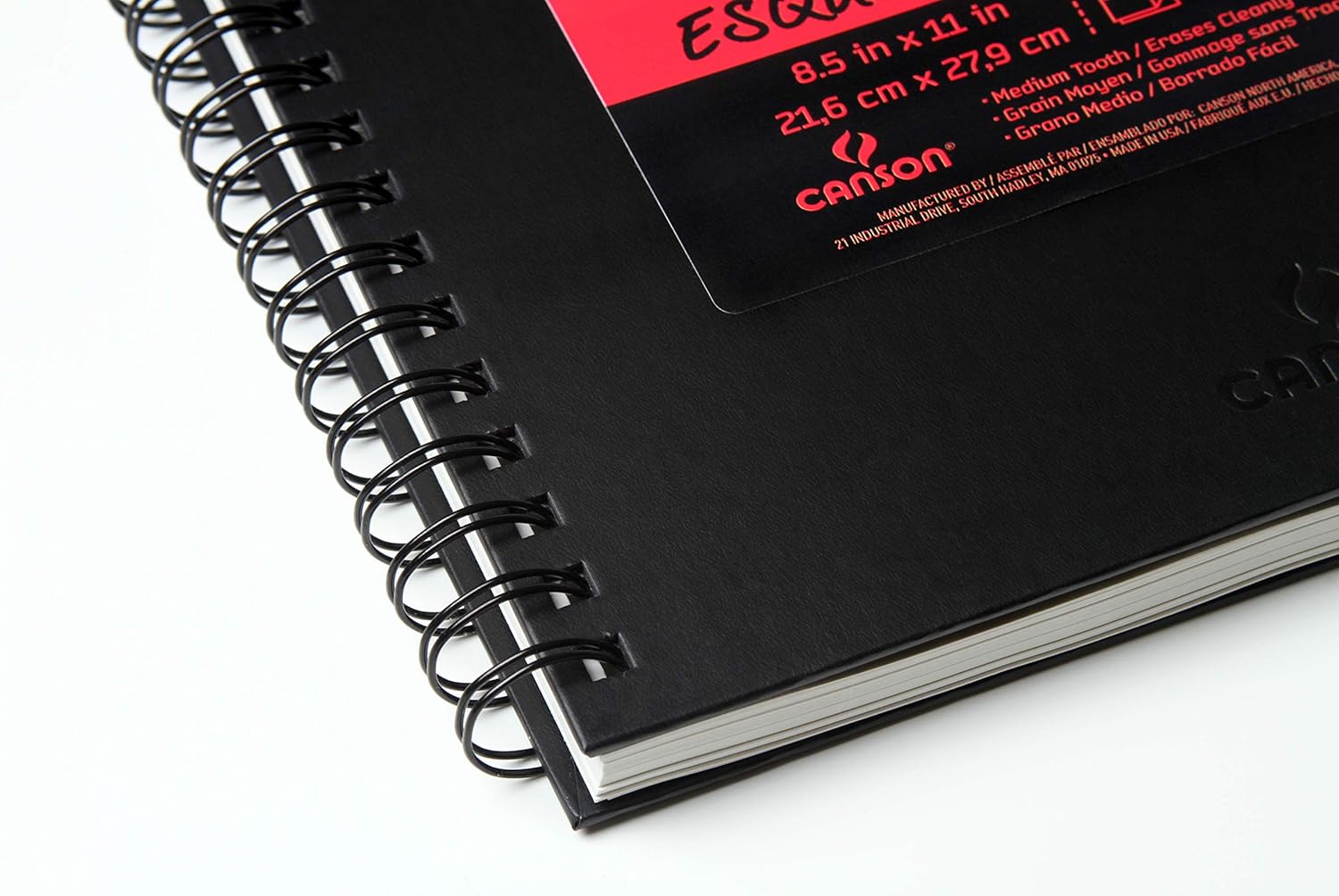 Canson Mix Media Book XL Black 5 x 8 inchesSketch 85 x 11