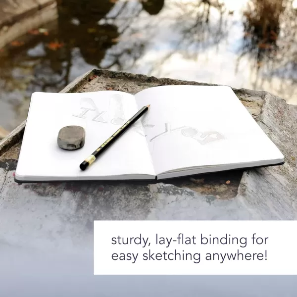 Canson Artist Series Sketch Book Paper Pad for Pencil and Charcoal Acid Free Hardbound 65 Pound 85 x 11 Inch 108 Sheets4X6