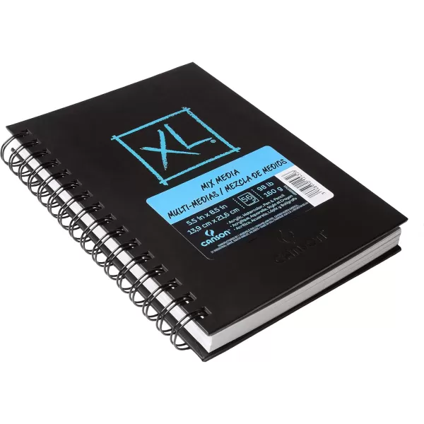 Canson Mix Media Book XL Black 5 x 8 inchesMix Media 55 x 85