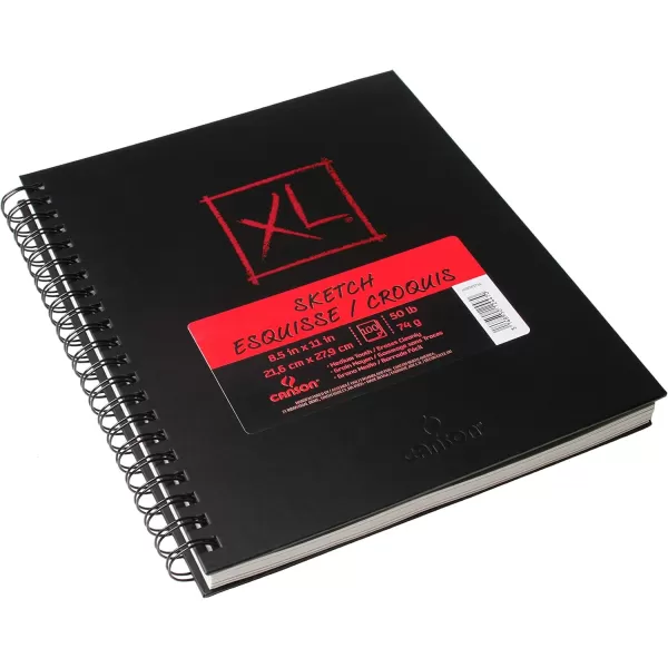 Canson Mix Media Book XL Black 5 x 8 inchesSketch 85 x 11