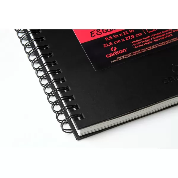 Canson Mix Media Book XL Black 5 x 8 inchesSketch 85 x 11