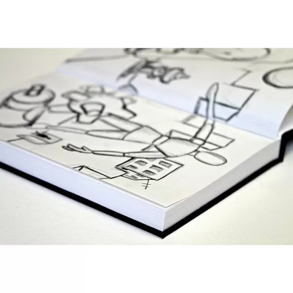 Canson ONE Art Book Paper Pad Smudge Resistant Sketch Book Paper Pad Hardbound 67 Pound 85 x 11 Inch 98 Sheets55 x 85 Hardbound