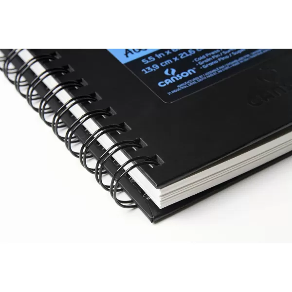 Canson XL Series Art Book Watercolor Midweight White Paper Side Wire Binding 48 Sheets 55X85 inch55x85