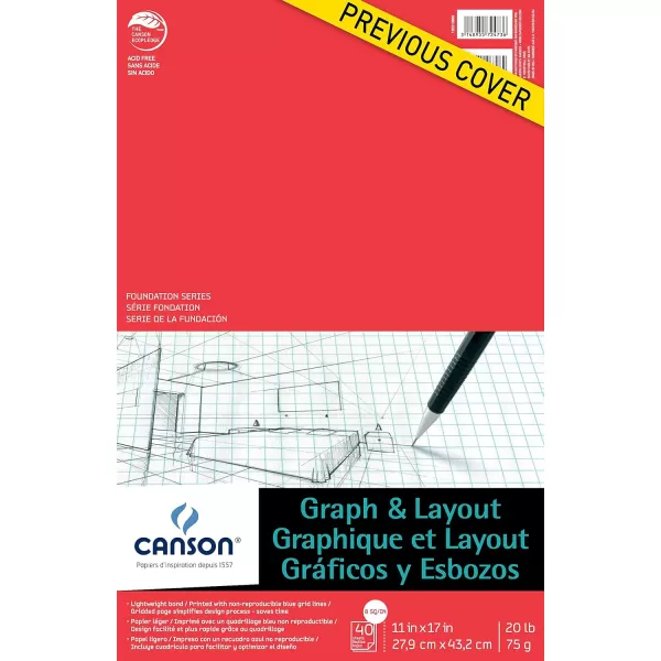 imageCanson Artist Series Graph and Layout Paper 8 by 8 Blue Grid Foldover Pad 11x17 inches 40 Sheets 20lb75g  Artist Paper for Adults and Students  Colored Pencil Marker Ink Pen11 x 17 88 Grid