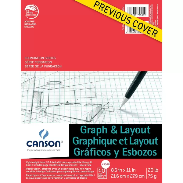 imageCanson Artist Series Graph and Layout Paper 8 by 8 Blue Grid Foldover Pad 11x17 inches 40 Sheets 20lb75g  Artist Paper for Adults and Students  Colored Pencil Marker Ink Pen85 x 11 44 Grid