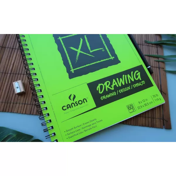 Canson XL Series Drawing 9quot x 12quot Green