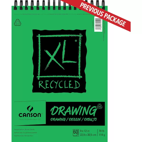 imageCanson XL Series Recycled Bristol Pad Foldover 11x14 inches 25 Sheets  Artist Paper for Students Marker Pen Ink Pencil9x12