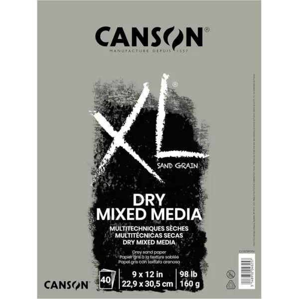 Canson XL Sand FO 9X12 Gray 40SH 6