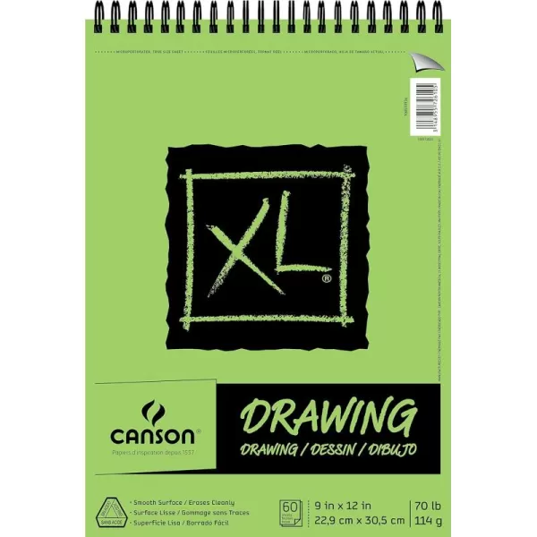 Canson XL Series Drawing 9quot x 12quot Green