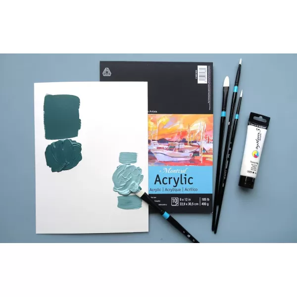 imageCanson Artist Series Acrylic Paper Foldover Pad 16x20 inches 10 Sheets 185lb400g  Artist Paper for Adults and Students12X16