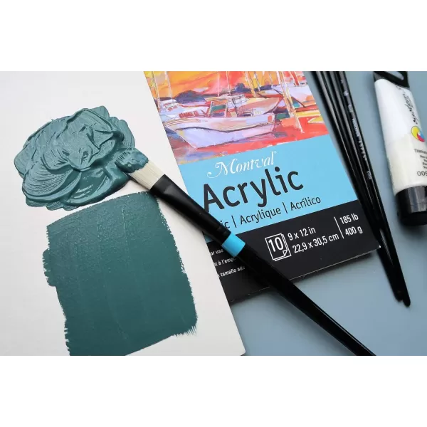 imageCanson Artist Series Acrylic Paper Foldover Pad 16x20 inches 10 Sheets 185lb400g  Artist Paper for Adults and Students16X20