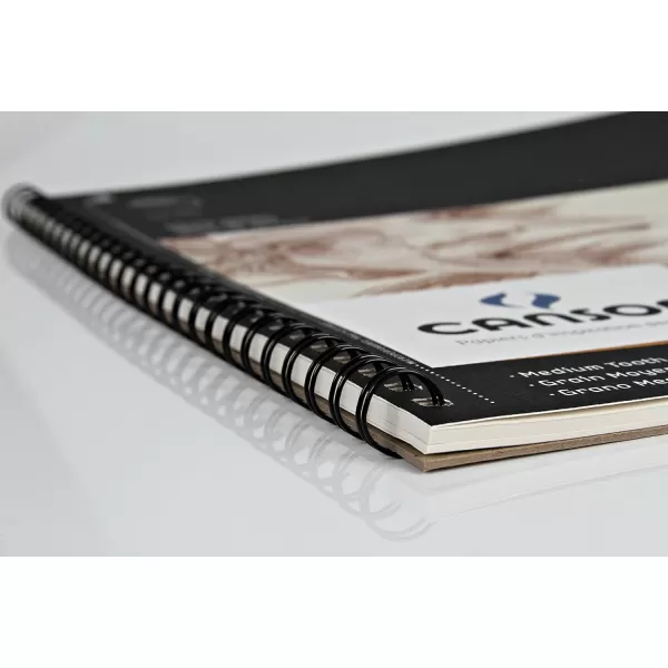 imageCanson Artist Series Drawing Paper Wirebound Pad 9x12 inches 24 Sheets 80lb130g  Artist Paper for Adults and Students  Charcoal Colored Pencil Ink Pastel Marker14x17