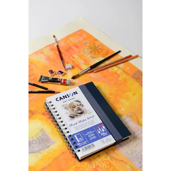 imageCANSON Art Book Mixed Media Paper Notebook 83x58 inches White58x83 inches