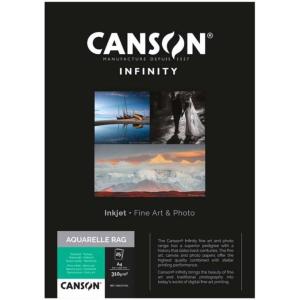imageCanson Infinity Aquarelle Rag 310gsm Natural White Matte Inkjet Paper A3 Box of 25 Sheets310gsm