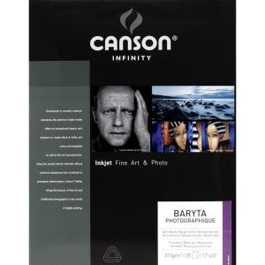 image:imageCanson Infinity Baryta Photographique Fine Art Photo Paper Acid Free Idea for Inkjet Portraits 85 x 11 Inch White 10 Sheets17X22