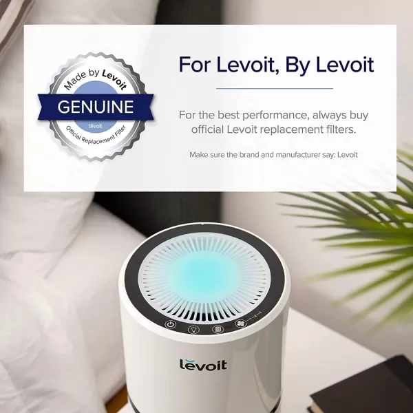 imageLEVOIT LVH132 Air Purifier Replacement Filter 3in1 Nylon PreFilter HighEfficiency Activated Carbon Filter LVH132RF 1 Pack2 Count Pack of 1