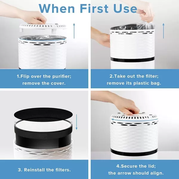 imageLEVOIT LVH132 Air Purifier Replacement Filter 3in1 Nylon PreFilter HighEfficiency Activated Carbon Filter LVH132RF 1 Pack2 Count Pack of 1