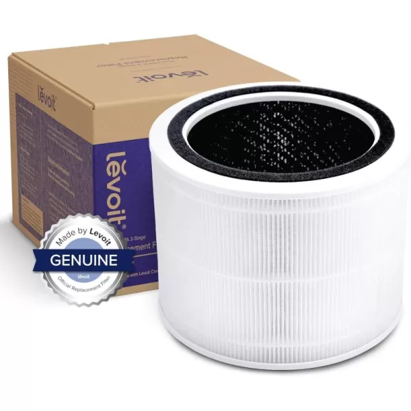 imageLEVOIT Core 200SP Air Purifier Replacement Filter 3in1 Filter HighEfficiency Activated Carbon Core 200SRF 1 Pack White72 x 72 x 57