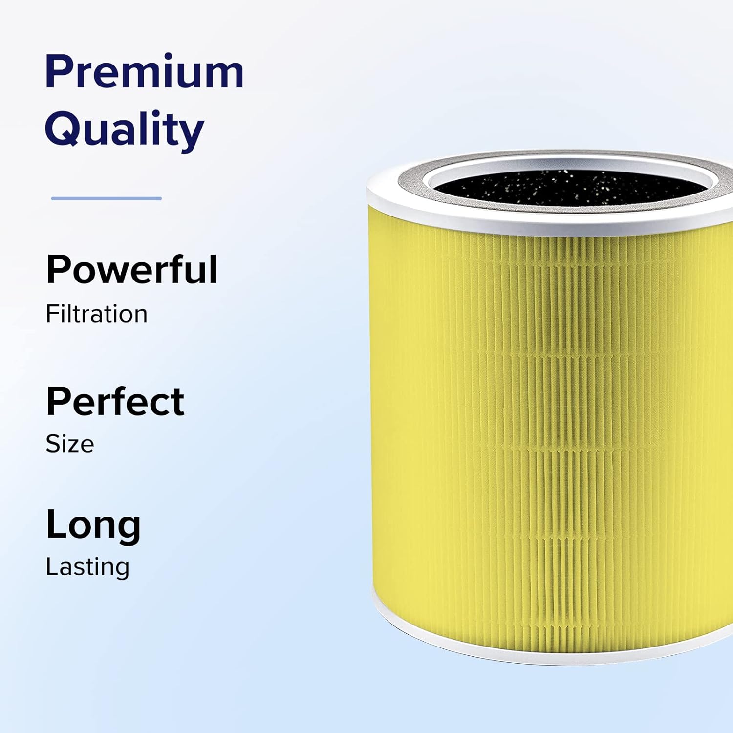 imageLEVOIT Core 400S Air Purifier Smoke Remover 4in1 Replacement Filter Activated Carbon Core400SRFSR LRFC401BUS 1 Pack BluePet Allergy