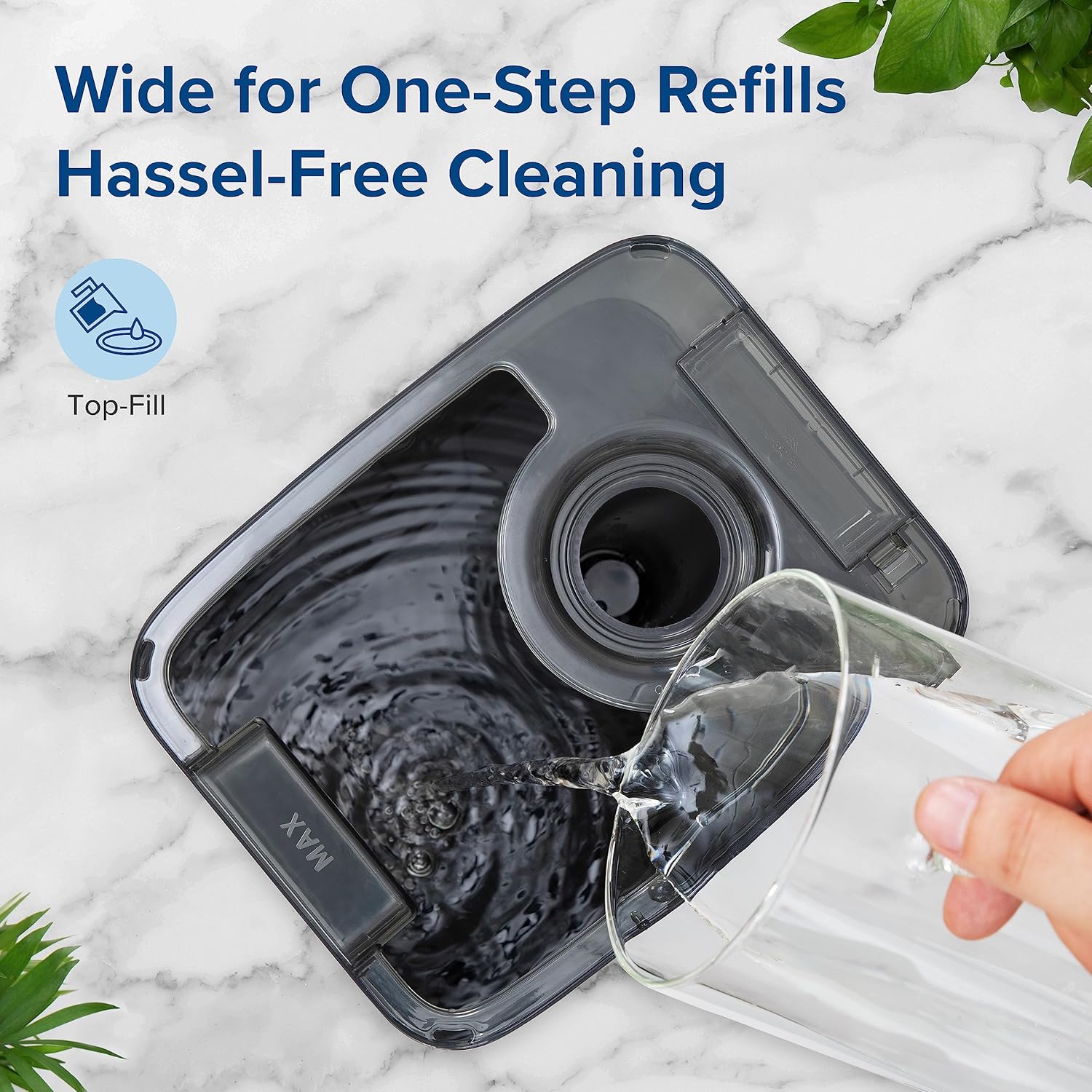 imageLEVOIT Superior 6000S Smart Evaporative Humidifiers for Home Whole House up to 3000ft 6 Gal Last 72Hour Premium Filter Dry Mode Wheels ampamp Water Fill Hose ampamp Foldable Storage  Quiet Sleep ModeCool Mist Ultrasonic Humidifier