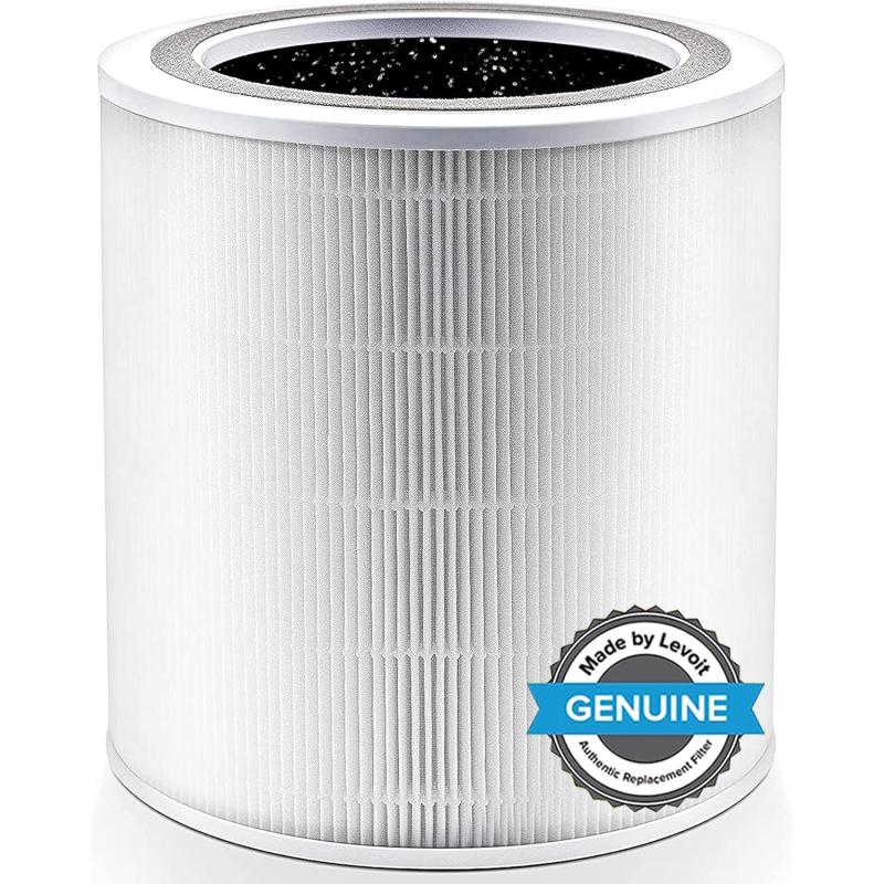 imageLEVOIT Core 400S Air Purifier Smoke Remover 4in1 Replacement Filter Activated Carbon Core400SRFSR LRFC401BUS 1 Pack BlueOriginal Filter