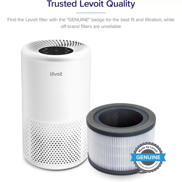 imageLEVOIT Air Purifier Replacement Filter 3in1 HighEfficiency Activated Carbon Vista 200RF 1 Pack Black1 Pack