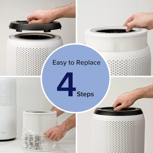 imageLEVOIT Core 400S Air Purifier Smoke Remover 4in1 Replacement Filter Activated Carbon Core400SRFSR LRFC401BUS 1 Pack BlueOriginal Filter