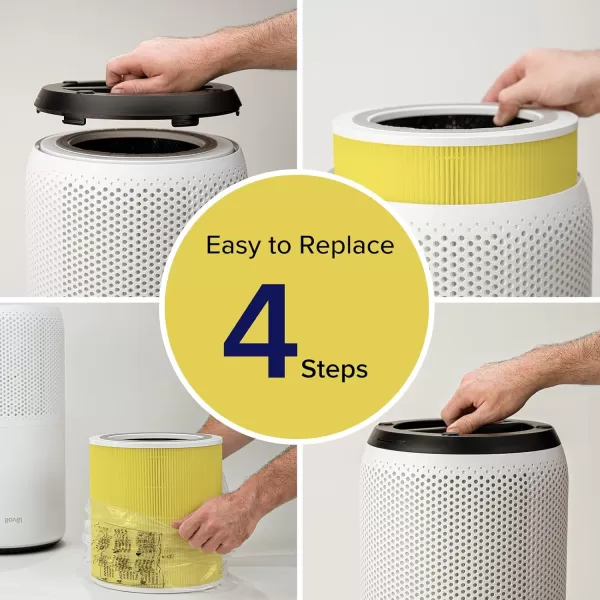 imageLEVOIT Core 400S Air Purifier Smoke Remover 4in1 Replacement Filter Activated Carbon Core400SRFSR LRFC401BUS 1 Pack BluePet Allergy