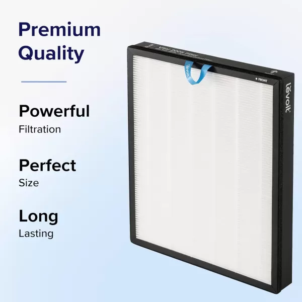 imageLEVOIT Vital 200SP Pet Allergy Air Purifier Replacement Supports HEPA Sleep Mode 3In1 Filter Efficiency Activated Carbon Vital200SRFPA 1 Pack YellowOriginal Filter
