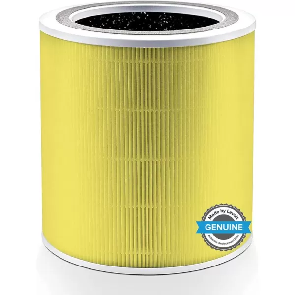 imageLEVOIT Core 400S Air Purifier Smoke Remover 4in1 Replacement Filter Activated Carbon Core400SRFSR LRFC401BUS 1 Pack BluePet Allergy