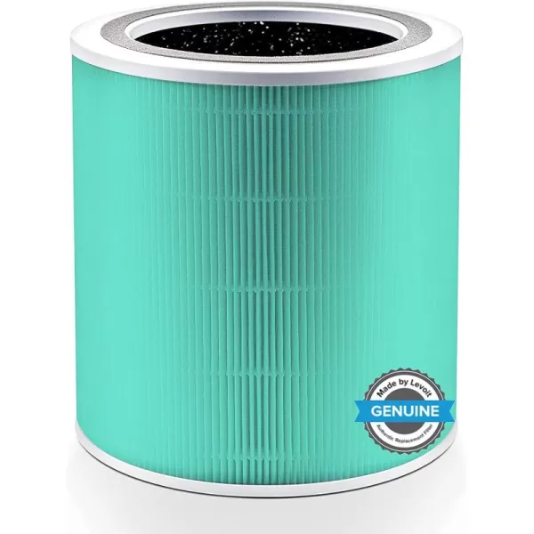 imageLEVOIT Core 400S Air Purifier Smoke Remover 4in1 Replacement Filter Activated Carbon Core400SRFSR LRFC401BUS 1 Pack BlueToxin Absorber