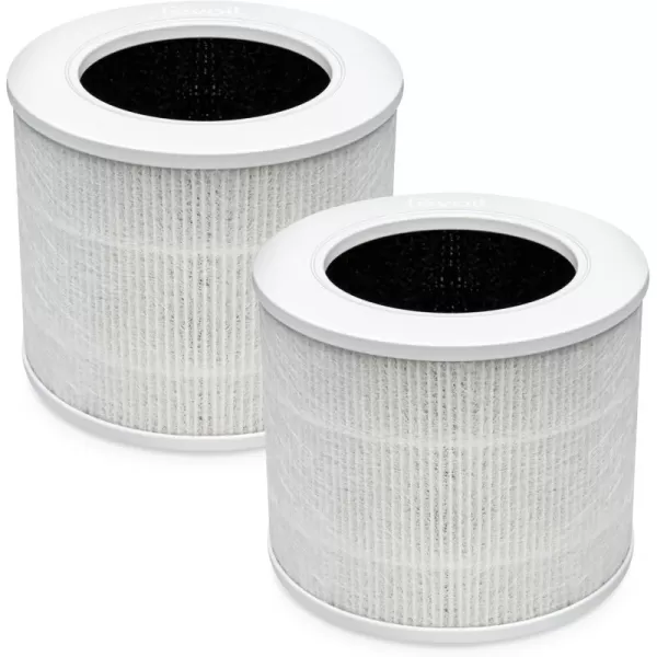 imageLEVOIT Core MiniP Air Purifier Replacement Filter 3in1 HighEfficiency Activated Carbon Core MiniRF 1 Pack White2 Pack